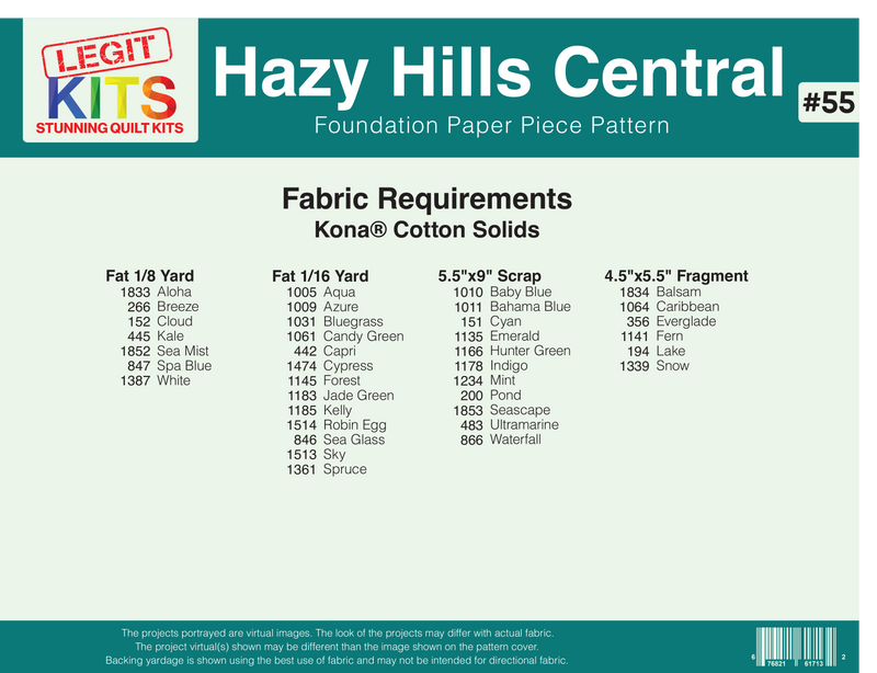 Hazy Hills Central Pattern (CONFETTI)
