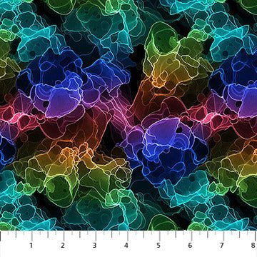 Radiant Rhapsody Electric Storm 44"/45" Cotton Fabric Per Yard - Choice Fabrics10737-99