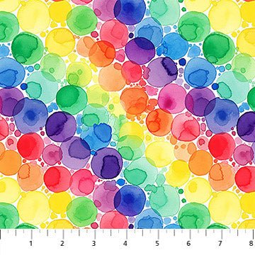 Radiant Rhapsody Diagonal Dots Multi 44"/45" Cotton Fabric Per Yard - Choice Fabrics10740-10