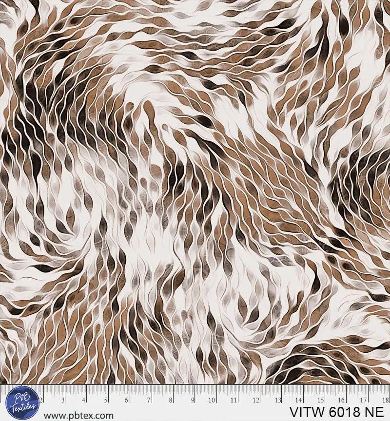 Vitality Chic Brown Cotton 108" Wideback Fabric per yard - Choice FabricsVITW-6018-NE