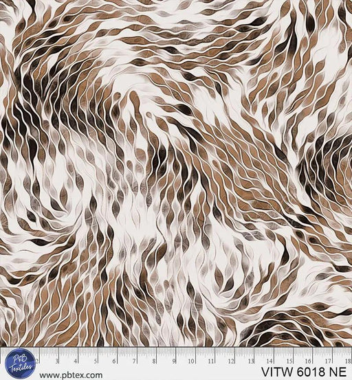 Vitality Chic Brown Cotton 108" Wideback Fabric per yard - Choice FabricsVITW-6018-NE
