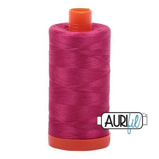 1100 Red Plum Aurifil Cotton 50wt Large Spool - Choice FabricsMK50SP1100