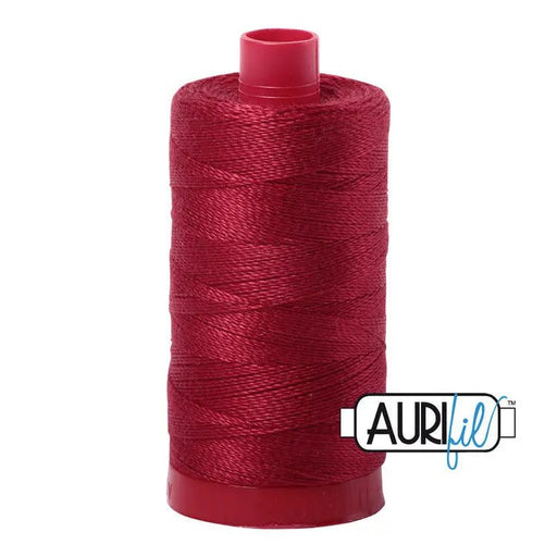 1103 Burgundy Aurifil Cotton 12 WT Large Spool - Choice FabricsMK12SP-1103