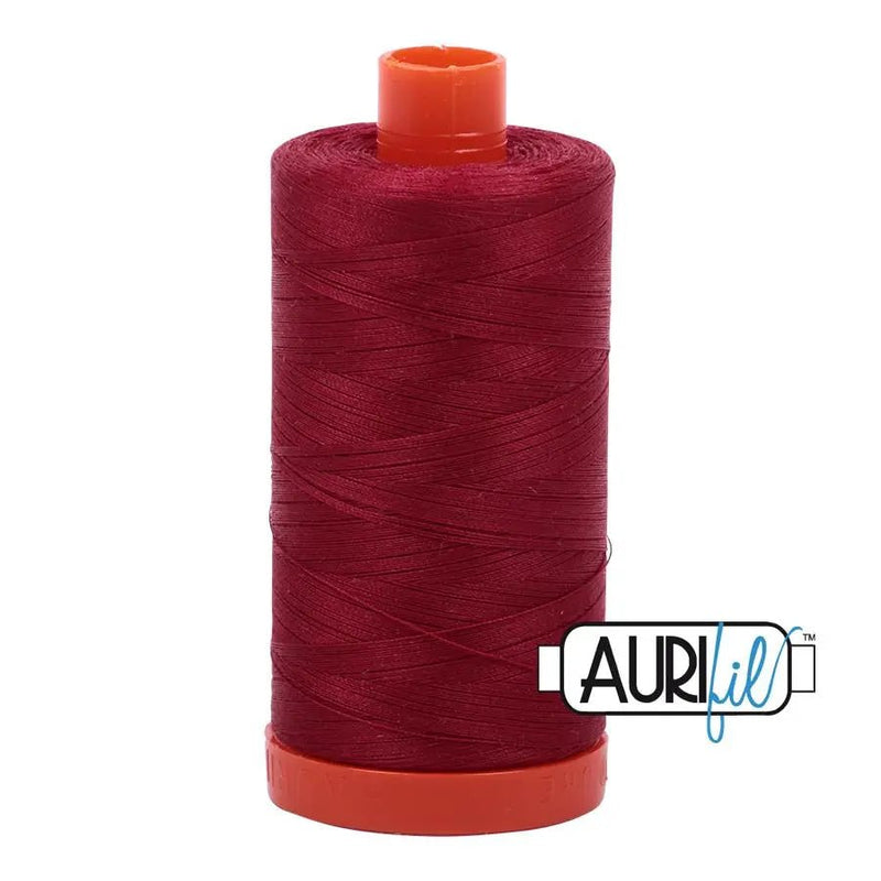 1103 Burgundy Aurifil Cotton 50wt Large Spool - Choice FabricsMK50SP1103