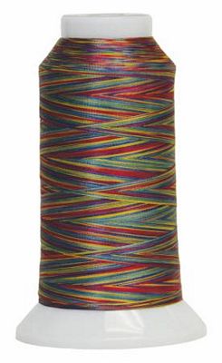 Fantastico 40 wt Variegated Polyester Thread 2,000 yd - Stained Glass
