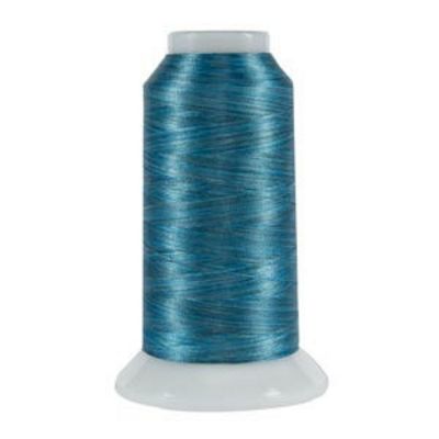 Fantastico 40 wt Variegated Polyester Thread 2,000 yd - Mixed Turquoise