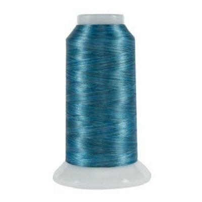 Fantastico 40 wt Variegated Polyester Thread 2,000 yd - Mixed Turquoise - Choice Fabrics11702-5119