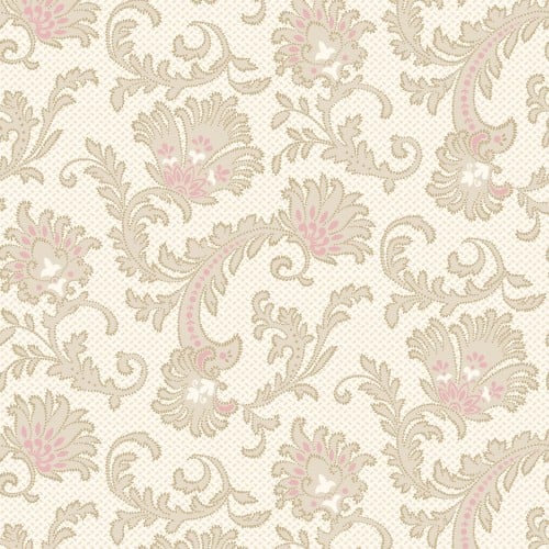 Candlelight & Romance Stylized Floral Sprays Cotton 118" Wideback Fabric Per Yard - Choice FabricsHEG-2307-44