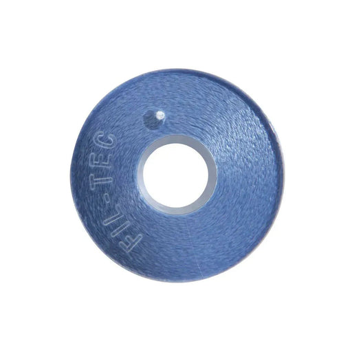 12988 Hawaiian Blue Prewound Clear - Glide Bobbin Tube - Style L - Choice FabricsCGL-12988
