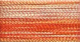 13 Floriani Thread 40 weight 1000M - VARITHREAD ORANGE STRIPE - Choice FabricsRNKDS-V13