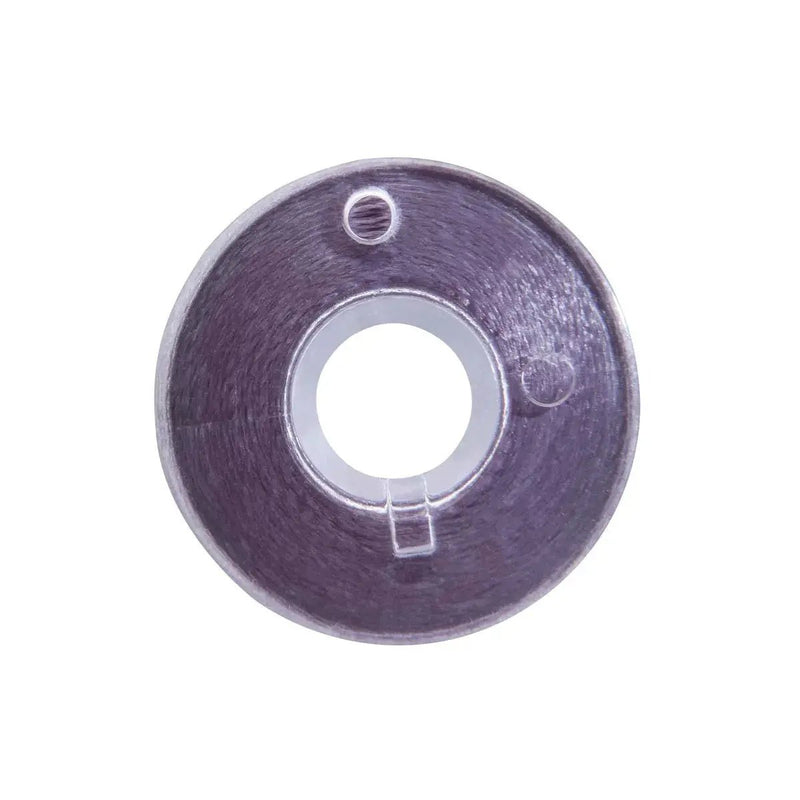 13018 Lead Grey Prewound Clear - Glide Bobbin Tube - Style L - Choice FabricsCGL-13018