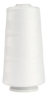 Sergin' General 40 wt Polyester Thread 3,000 yd - Bright White - Choice Fabrics144-02-101