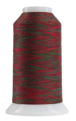OMNI-V 40 wt Variegated Polyester Thread 2,000 yd - Holly Berry