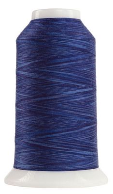 OMNI-V 40 wt Variegated Polyester Thread 2,000 yd - Tempest Blue