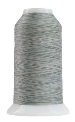 OMNI-V 40 wt Variegated Polyester Thread 2,000 yd - Silver Mist
