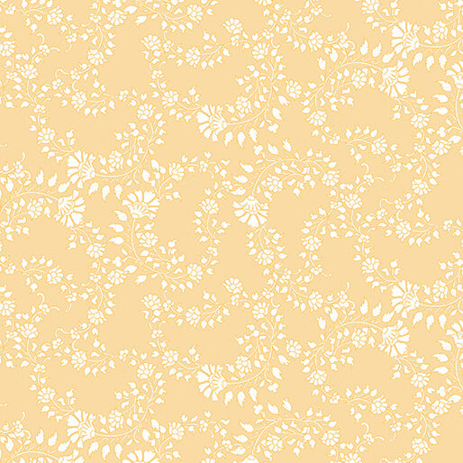 Inspired Blooms - Floral Trail - Light Gold (3-Yard Pack)