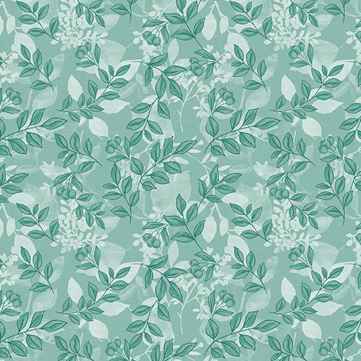 Mountain Foliage Teal Cotton 44"/45" Fabric Per Yard - Choice Fabrics16811-83