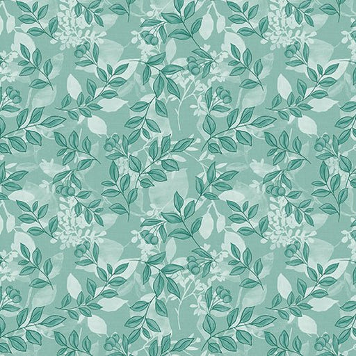 Mountain Foliage Teal Cotton 44"/45" Fabric Per Yard - Choice Fabrics16811-83