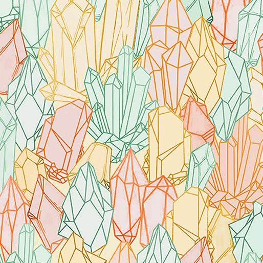 Quartz Crystal Canopy Multi Cotton 44"/45" Fabric Per Yard - Choice Fabrics16816-99