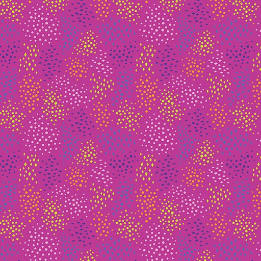 Ditsy Dots Fuchsia Cheeto's World Cotton 44"/45" Fabric Per Yard - Choice Fabrics17206-28