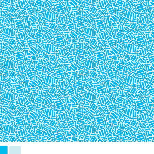 Dashes Sky Cheeto's World Cotton 44"/45" Fabric Per Yard - Choice Fabrics17207-05