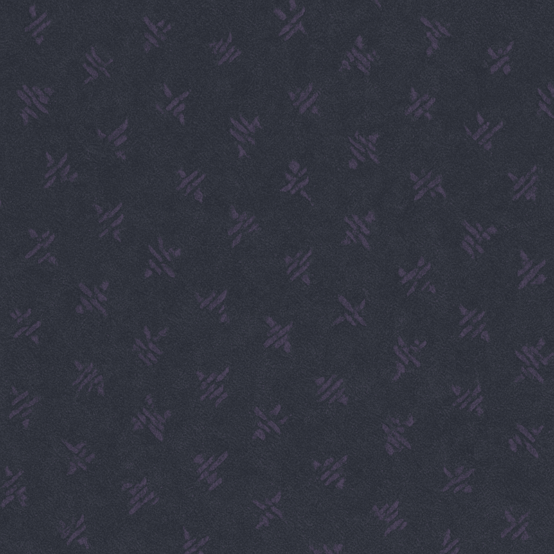 The Buggy Barn Yarn Dyes - Charcoal with Purple Stars (3 - Yard Pack) - Choice Fabrics1910Y-55