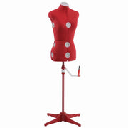 SINGER® Adjustable Dress Form - Small/Medium - Choice FabricsDF150SM_RD
