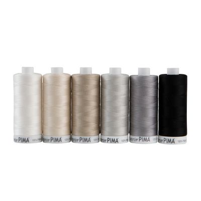 Superior PIMA Cotton Thread 6-Spool Collection - Neutrals