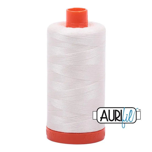 2026 Chalk Aurifil Cotton 50wt Large Spool - Choice FabricsMK50SP2026