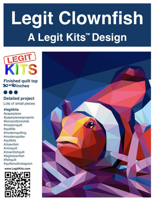 Clownfish Quilt Kit - Choice FabricsQK017