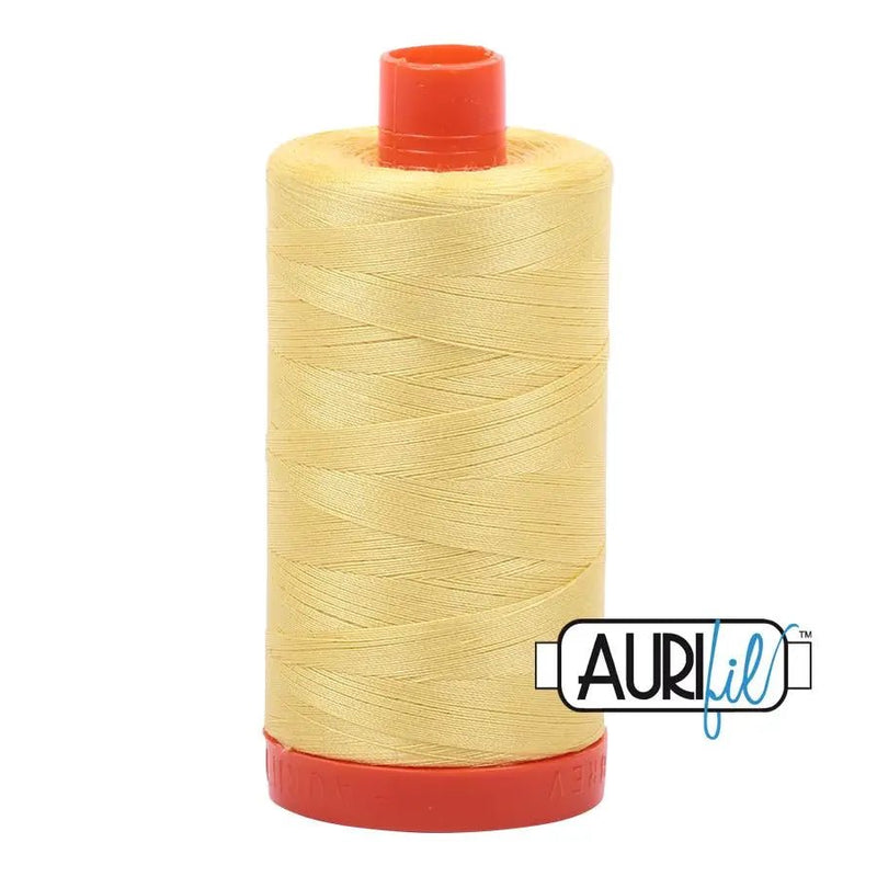 2115 Lemon Aurifil Cotton 50wt Large Spool - Choice FabricsMK50SP2115