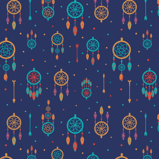 Camelot Flannels - 21221101B - 05 - Dreamcatchers - Choice Fabrics21221101B-05