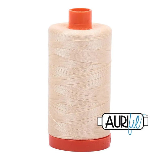 2123 Butter Aurifil Cotton 50wt Large Spool - Choice FabricsMK50SP2123