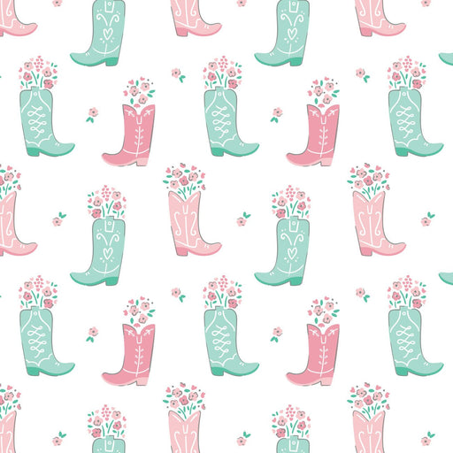 Camelot Flannels - 21240302B - 04 - Boots in Bloom - Choice Fabrics21240302B-04