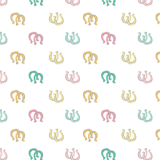 Camelot Flannels - 21240304B - 01 - Lucky Horseshoes - Choice Fabrics21240304B-01