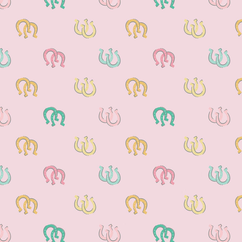 Camelot Flannels - 21240304B - 04 - Lucky Horseshoes - Choice Fabrics21240304B-04