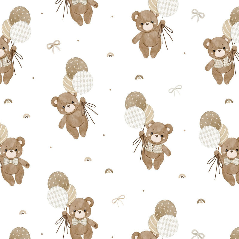 Camelot Flannels - 21241001B - 01 - Teddy Bear's Adventures - Choice Fabrics21241001B-01