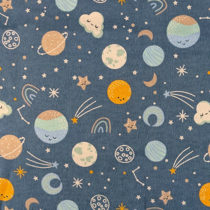 Camelot Flannels - 21250701B - 04 - Space Friends - Choice Fabrics21250701B-04