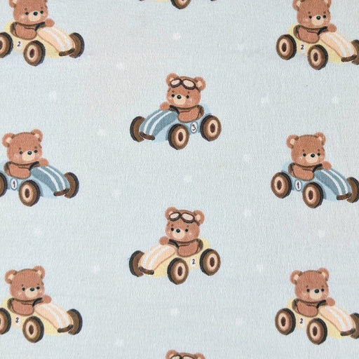 Camelot Flannels - 21251405B - 02 - Racing Teddies - Choice Fabrics21251405B-02