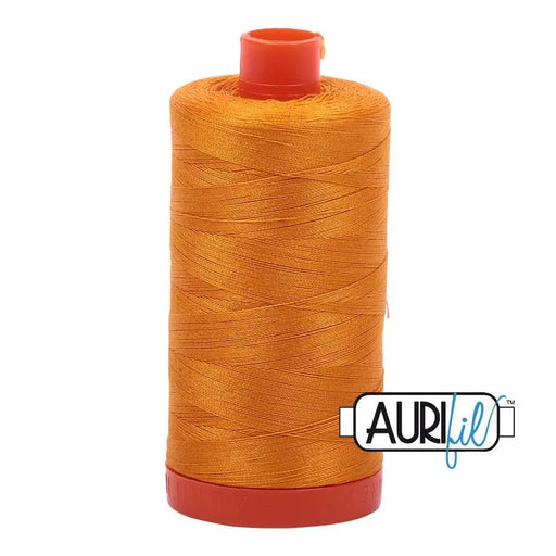 2145 Yellow Orange Aurifil Cotton 50wt Large Spool - Choice FabricsMK50SP2145