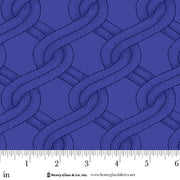 Royal Blue Twisted Rope Stitched Braid Cotton Wideback Fabric Per Yard - Choice Fabrics2155-77