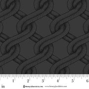 Charcoal/Black Twisted Rope Stitched Braid Cotton Wideback Fabric Per Yard - Choice Fabrics2155-91