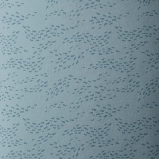 Seashell Serenade - Fish School - Dusty Blue (3-Yard Pack)