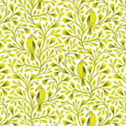 Dark Lime Citrine Birds and Branches Cotton 44/45 Fabric Per Yard - Choice Fabrics228462