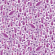 Dark Magenta Prince Birds and Branches Cotton 44/45 Fabric Per Yard - Choice Fabrics228472