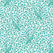 Turquoise Felipe Birds and Branches Cotton 44/45 Fabric Per Yard - Choice Fabrics228478