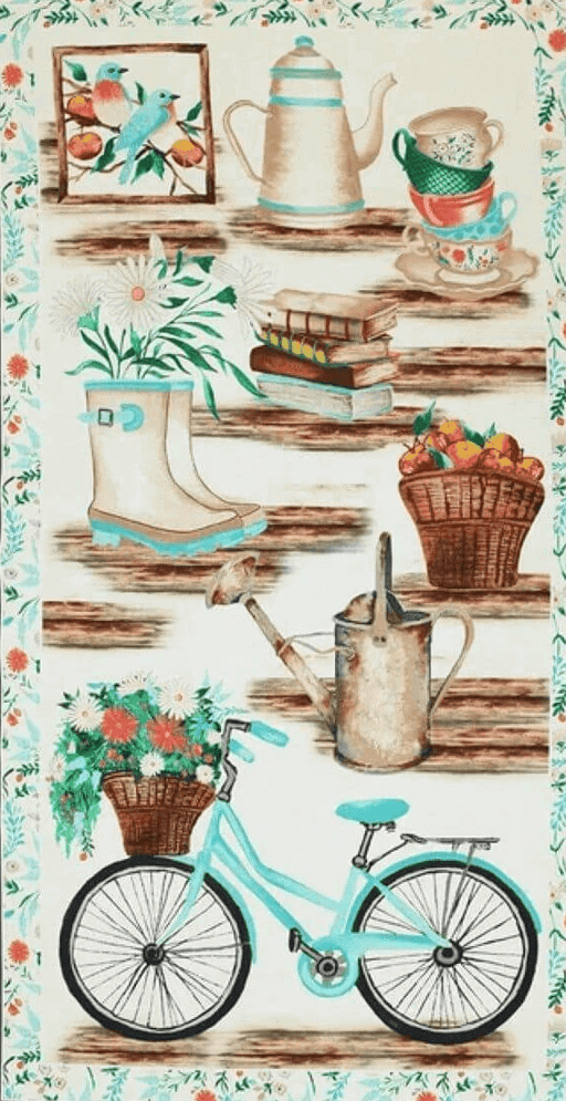 Rural Fantasy - Cottage Core Panel (24"x44") - Choice Fabrics2349P-41