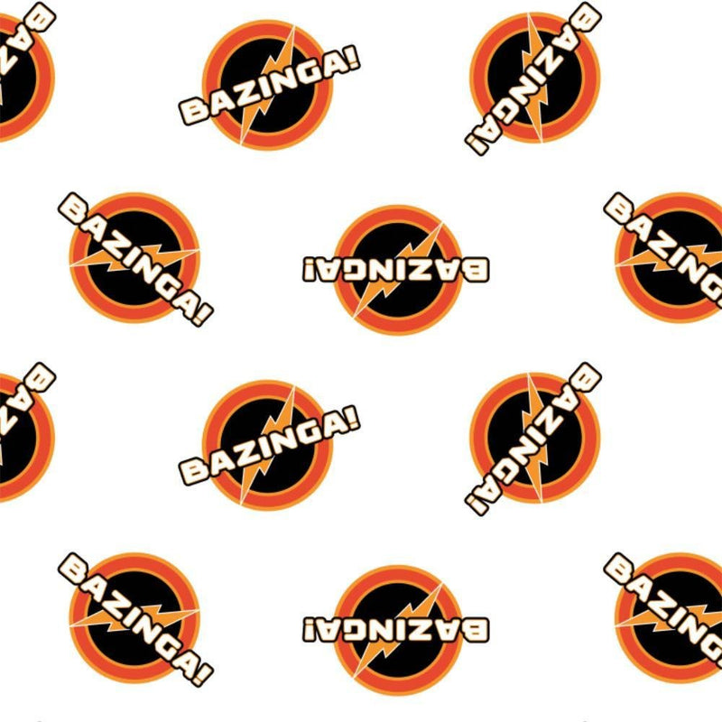 Camelot Licensed Flannels - 23680105B - Bazinga - Choice Fabrics23680105B