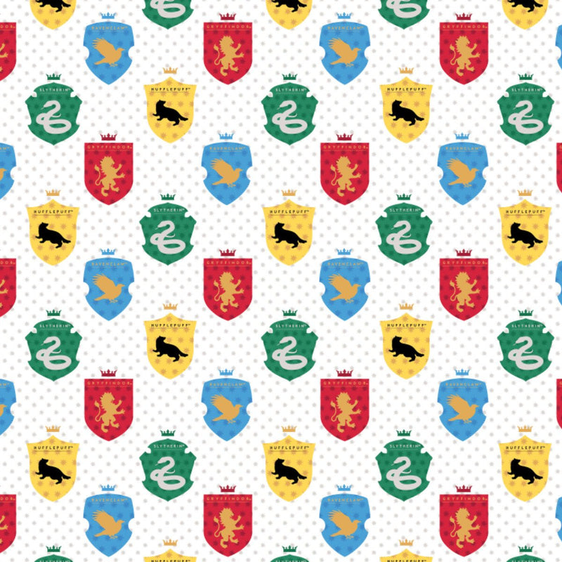 Camelot Licensed Flannels - 23800587B - HP Multi House - Choice Fabrics23800587B