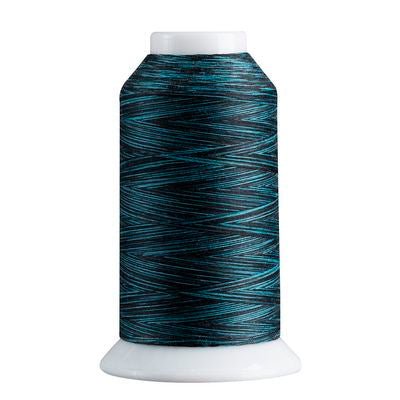 Superior Spirit 40 wt Polyester Thread 1,650 yd - Teal Black - Choice Fabrics242-02-807
